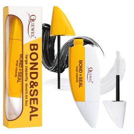 QUEWEL Lash Bond and Seal for DIY Eyelash Extensions, 16ml Bond and Seal Ultra Large Capacity, Cluster Lashes Glue Bond and Seal Long Lasting and Waterproof Suitable for Sensitive Eyes（8ml+8ml）