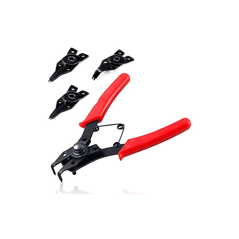 LEONTOOL 4 in 1 Snap Ring Pliers 6" Internal External