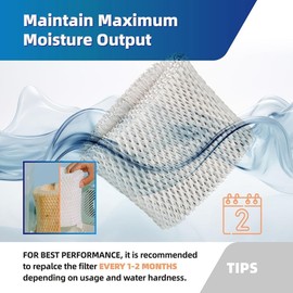 WMYDNCG Humidifier Replacement Filter for Canopy Bedside, Made with Wood Pulp & Paper Filter, Long-Last Wood Pulp Canopy Filter Replace for Canopy Bedside & Nursery Humidifier, 1 Pack