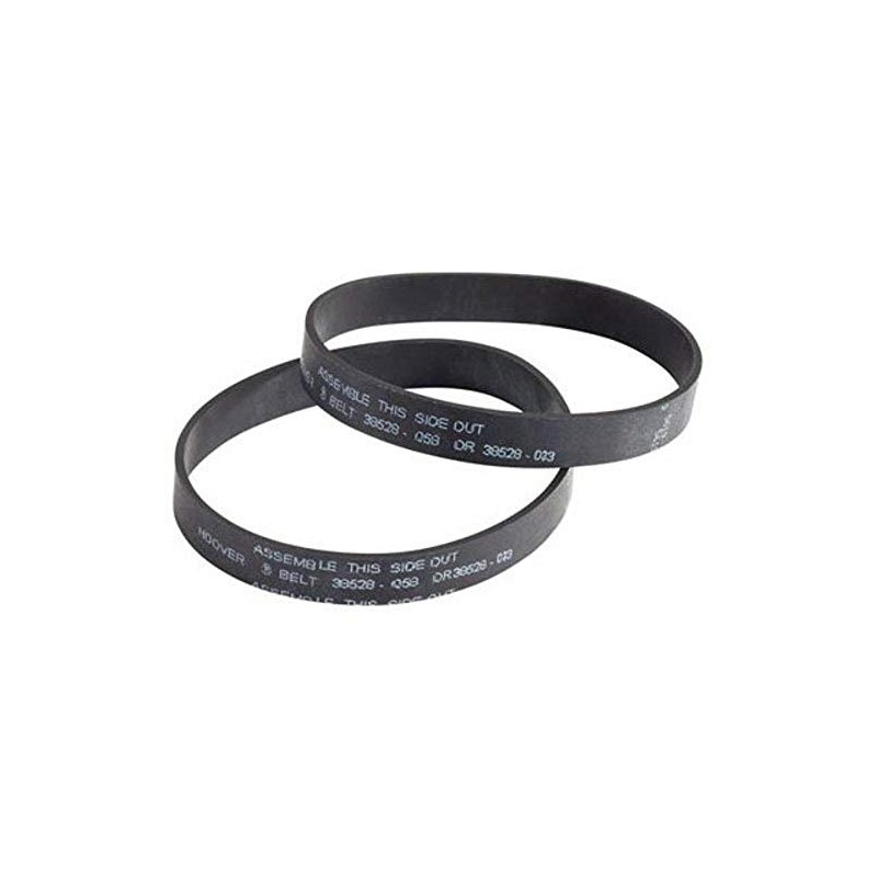 Hoover T-Series Flat Stretch Vacuum Belt, Pack of 2, Black,