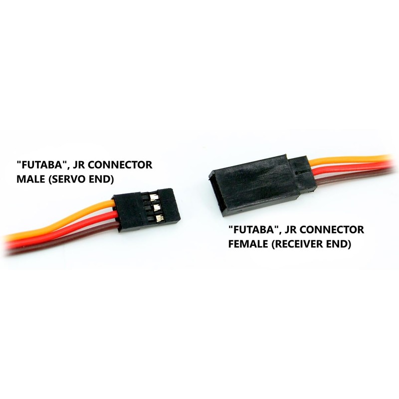 Etronix Futaba Female Connector To Deans Female Plug