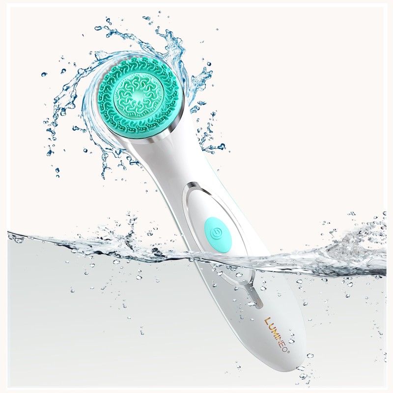 Lumineo Facial Cleansing Brush with Cleansing Gel, for Pore Exfoliating