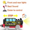 HYPERLIVING Motorized Trains for Wooden Track, Remote Control Train with