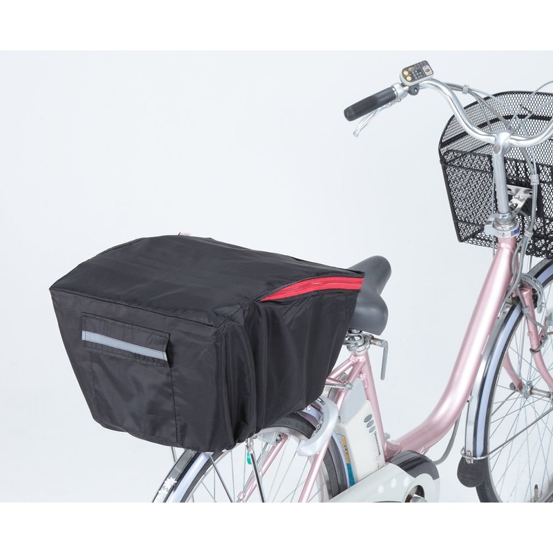 Kawasumi Seisakusho KW-260BK Bicycle Basket Cover, DX, Rear Type, Black