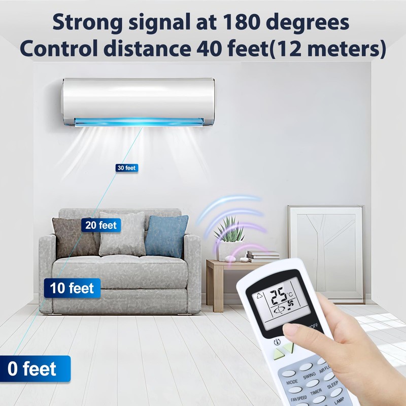 ZH/LT-01 ZH-LT-01 New Air Conditioner Replacement Remote Control Compatible for