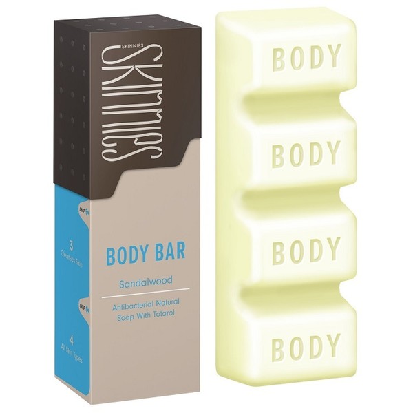 Skinnies Body Bar - Sandalwood 100g - Discontinued Product
