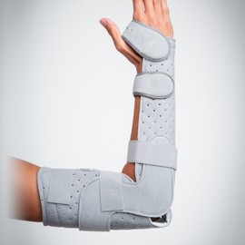Chrisofix Universal Elbow and Wrist Orthosis 90°-110°, Provides Fixation of the Elbow/Forearm, Light, Flexible, X-Ray Transparent, Large