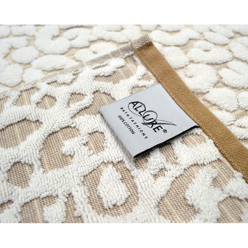 Allure Leopard Bath Sheet, 100% Cotton, Luxury Jacquard Print, Soft