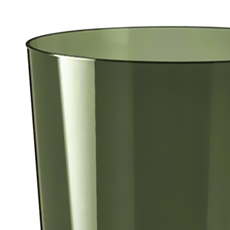 Baoblaze Garbage Container, Waste Paper Bin, Minimalist Round Dustbin, Clear