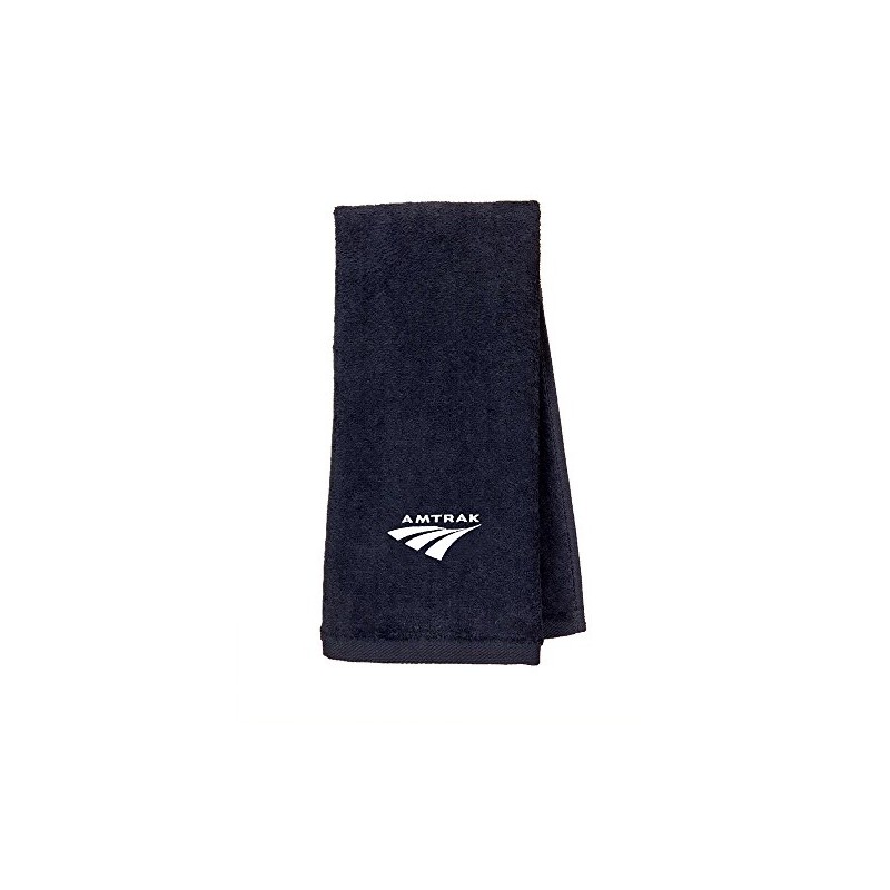 Daylight Sales Amtrak Travelmark Embroidered Hand Towel Navy [252]