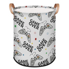 Play game Laundry Basket for Clothes Books Toys Adult Kids Rotundity Laundry Hampers Bin for Bathroom Kitchen Hotel