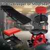 AVGGO Creeper Caster Wheels Set of 4, Roller Blade Rubber