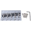 Electric Bass Bridge 5 String Bass Saddle Bridge Thickened Tailpiece