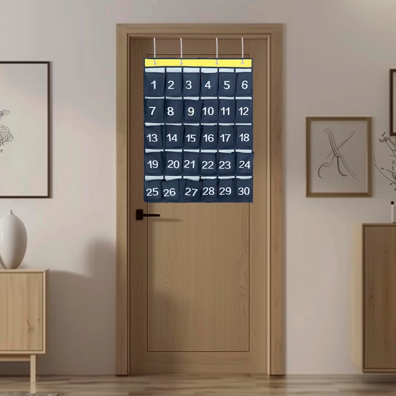 QWORK® Storage Bag with 30 Pockets - Space Saving Phone