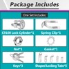 3 Set Mailbox Locks Compatible with L-1172C/C9100 Mailbox Lock |