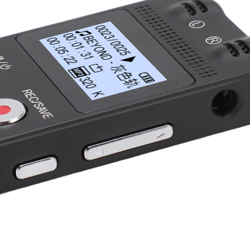 Digital Voice Recorder Multifunction Clear Sound One Click Recording MP3