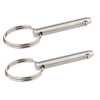 2 Pcs Quick Release Pin, Diameter 5/16"(8mm), Overall Length 2.17"(55mm),