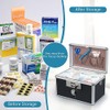 KYODOLED - Caja de bloqueo de medicamentos con llave, caja