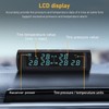 Wireless Solar TPMS Tire Pressure Monitoring System with LCD Display,