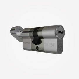 APECS AP 3 Star High Security Thumbturn Cylinder Lock (50mm Int x 50mm Ext, Brushed Satin Nickel)