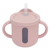 Silicone Sippy Cups Double Handles Lightweight Toddler Training Cup with