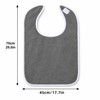 2 Pcs Adult Bibs for Eating – Large Terry Cloth
