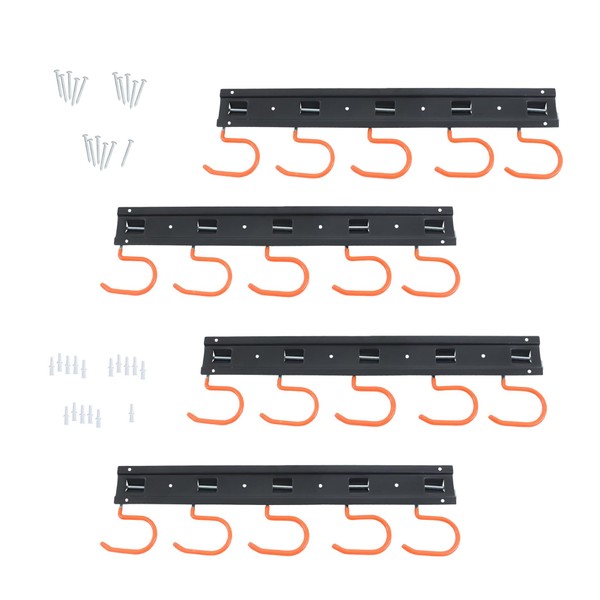 LiGuVCY 68 in Adjustable Garage Tool Organizer Wall Mount, Garden