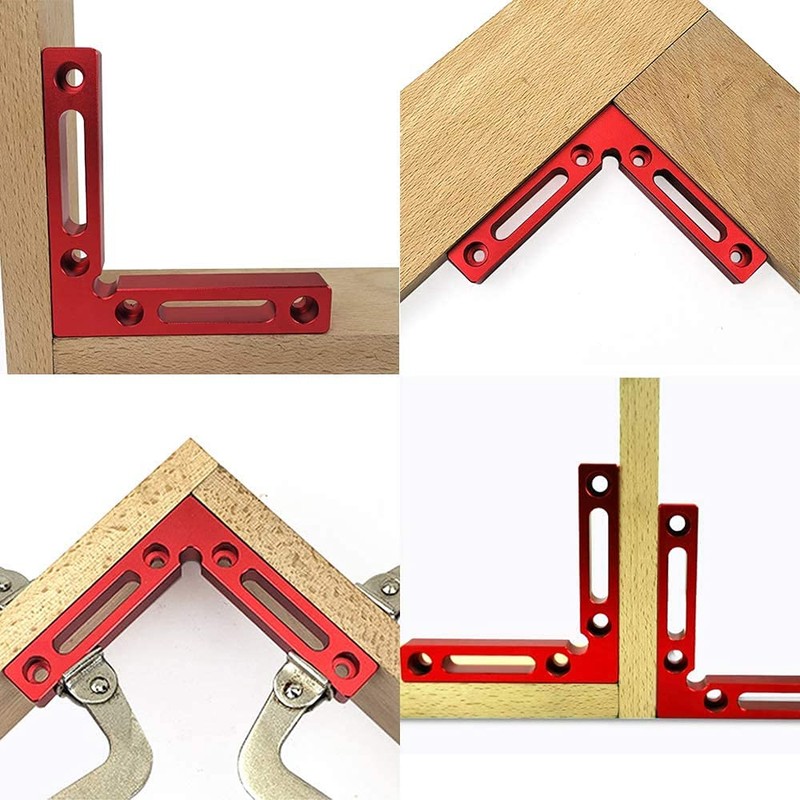 CarAngels Aluminum Complete Carpenter's Square Corner Clamp, Set of 2,