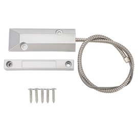Door Magnetic Contacts Switch Sensor NC Type Zinc Alloy Sensitive Sensor Window Alarms for Home Security Garage Warehouse Store