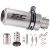 Unbranded Slip-on 51mm 2" Universal Motorcycle Exhaust Muffler Pipe Tail