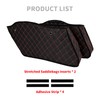 HDBUBALUS Stretched Saddlebag Liners Inserts Compatible with Harley Extended Bag