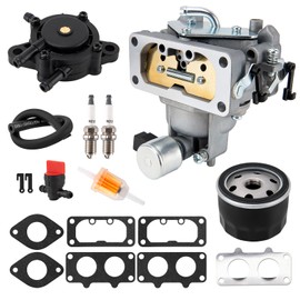 FH661V Carburetor Compatible with Kawasaki FH641V FH661V FH680V FH721V FX850V, 22 HP Engine, with 49065-0724 Oil Filter/Fuel pump,Replaces Parts 15004-1010 15004-0763 15004-7024