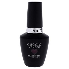 Cuccio - Veneer Gel Nail Polish - Argentinian Aubergine - Soak Off Lacquer for Manicures & Pedicures, Full Coverage - Long Lasting, High Shine - Cruelty, Gluten, Formaldehyde & Toluene Free - 0.43 oz