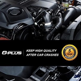 G-PLUS Coolant Silicone Radiator Black Hose Kit Compatible With Chevy Corvette 1991-1996 5.7L LT1 V8