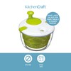 KitchenCraft Deluxe Salad Spinner and Dresser, BPA Plastic Free and