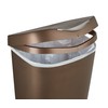 Umbra 084200-125 , Bronze Brim Large Kitchen Trash Stainless Steel