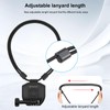 YicDofu Magnetic Neck Mount for Action Cameras, Hands-Free POV Necklace