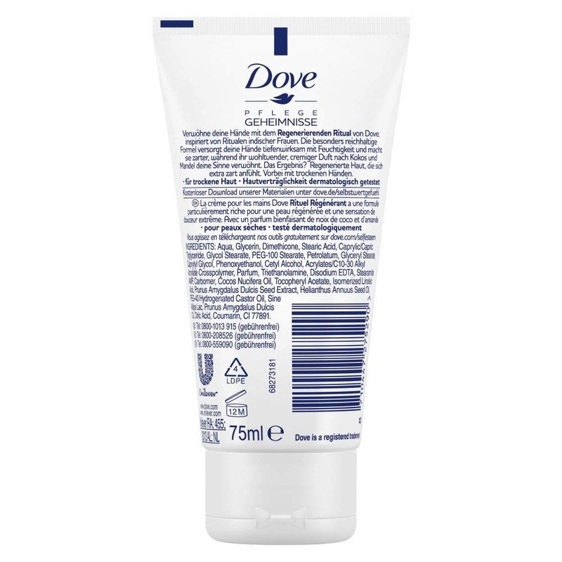 Dove Care Secrets Regenerating Ritual with Coconut and Almond Fragrance