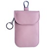 RFID Signal Blocker Faraday Pouch for Car Keys, Premium PU