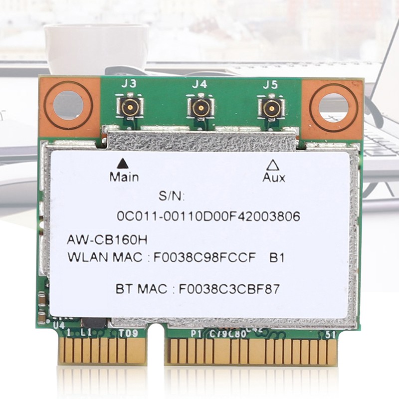 Network Card Gigabit AC1300M MINI PCI E Interface Support for