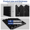 Acoustic Foam panels,Self-Adhesive Sound Absorbing Panels,12 X 12 X 2
