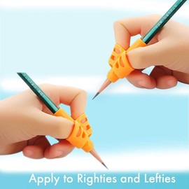 JuneLsy Pencils Grips Pencils Grips for Kids Handwriting Posture Correction Training Writing AIDS for 2-4 Year Kids toddler Preschoolers Students Children Special Needs (6PCS)