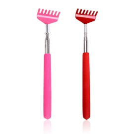 2 Piece Scratching Tools, Stainless Steel Scratching Tool, Back Massager, Retractable Scratching Tool, Creative Scratching Tool