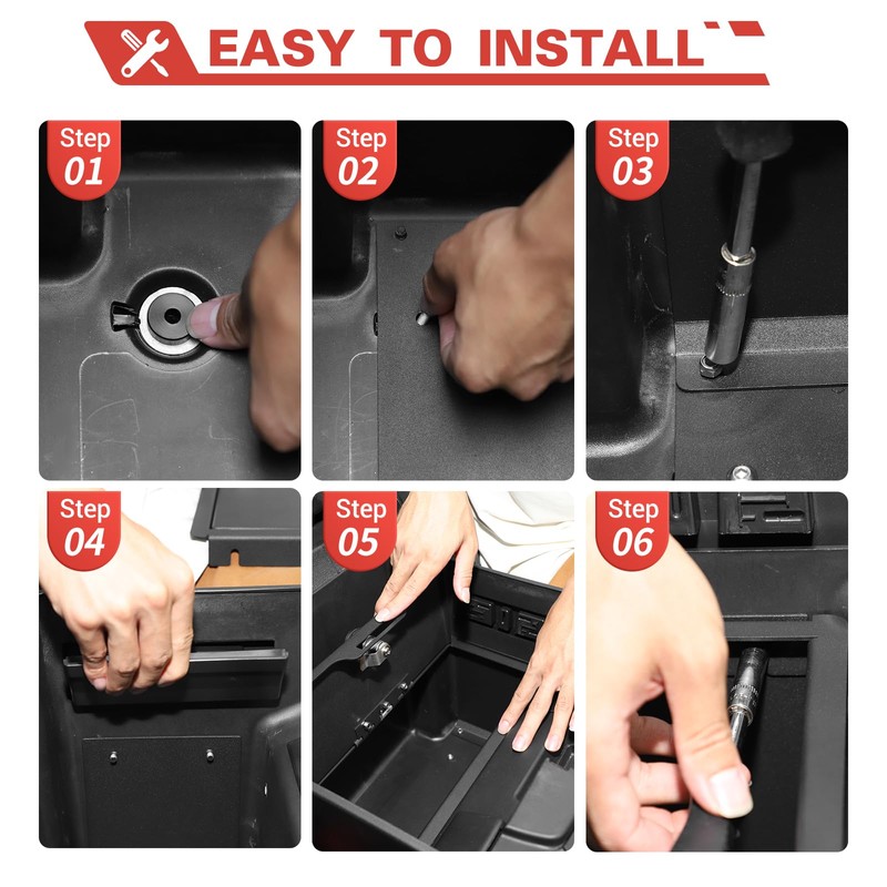 Center Console Armrest Storage Box fit for Chevy Silverado GMC