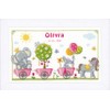 Vervaco Counted Cross Stitch Kit Cute Animal Parade 16.4" x