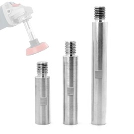 HOMESOM Stainless Steel Rotary Extension Shaft Set for Polishing Pads,Polisher,5/8"-11 M14 Thread Angle Grinder Extension Shaft Set,3''/75mm, 4''/100mm, 5.5''/140mm