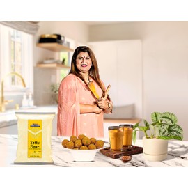 Rani Sattu Flour (Roasted Chana Gram) 28oz (800g) ~ Natural, Salt-Free | Vegan | No Colors | Gluten Friendly | NON-GMO | Kosher | Indian Origin