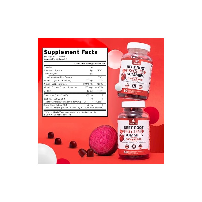 F?rmula Extrema de Remolacha y Coq10 100 Mg