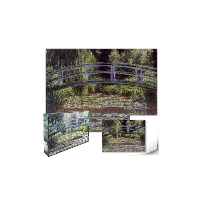 FLINK Rompecabezas Monet Puente Japones 1000 Piezas