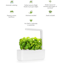 Click & Grow Indoor Herb Garden Kit with Grow Light | Smart Garden for Home K...